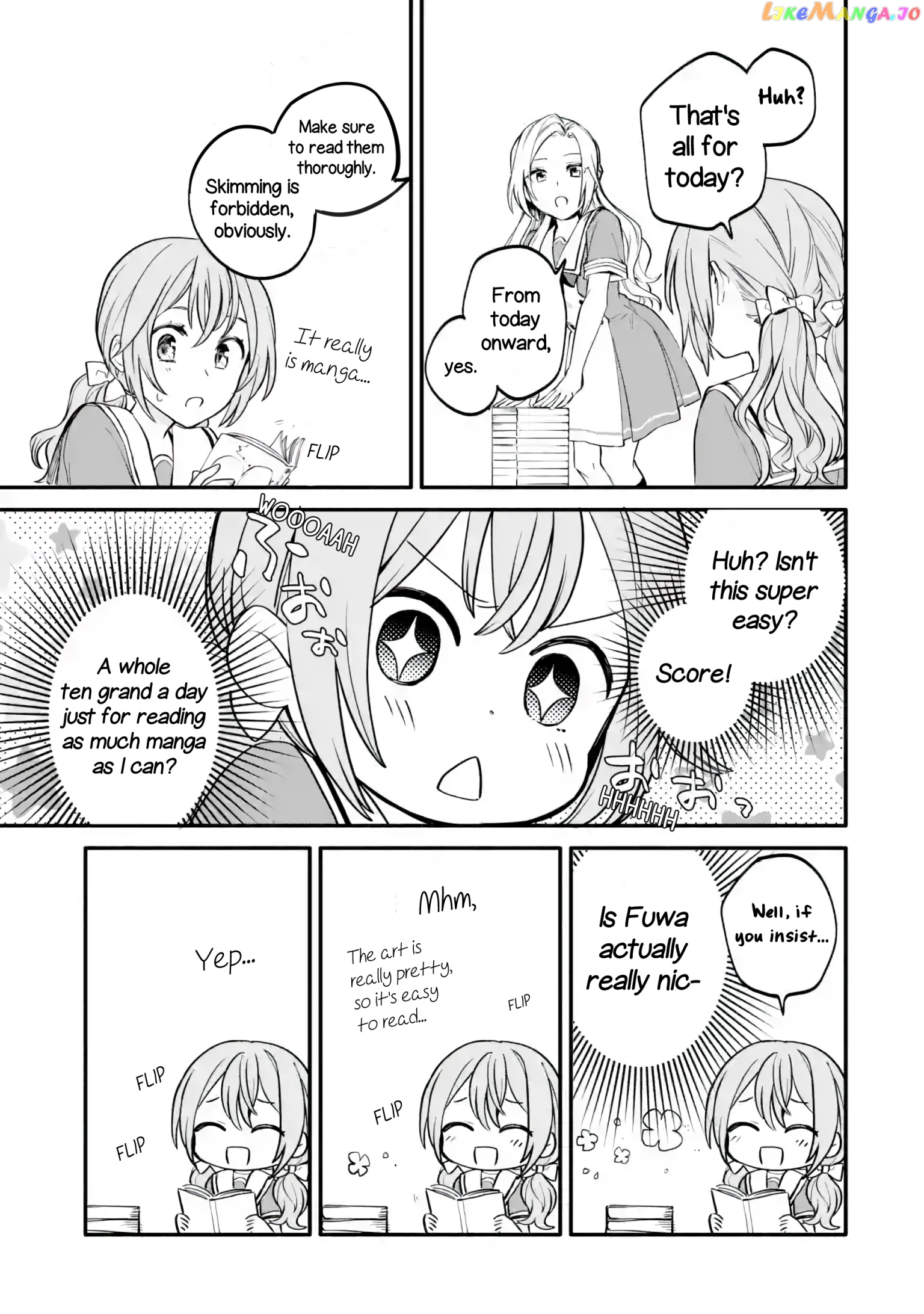 A Yuri Story About A Girl Who Insists “it’s Impossible For Two Girls To Get Together” Completely Falling Within 100 Days chapter 2 - page 9