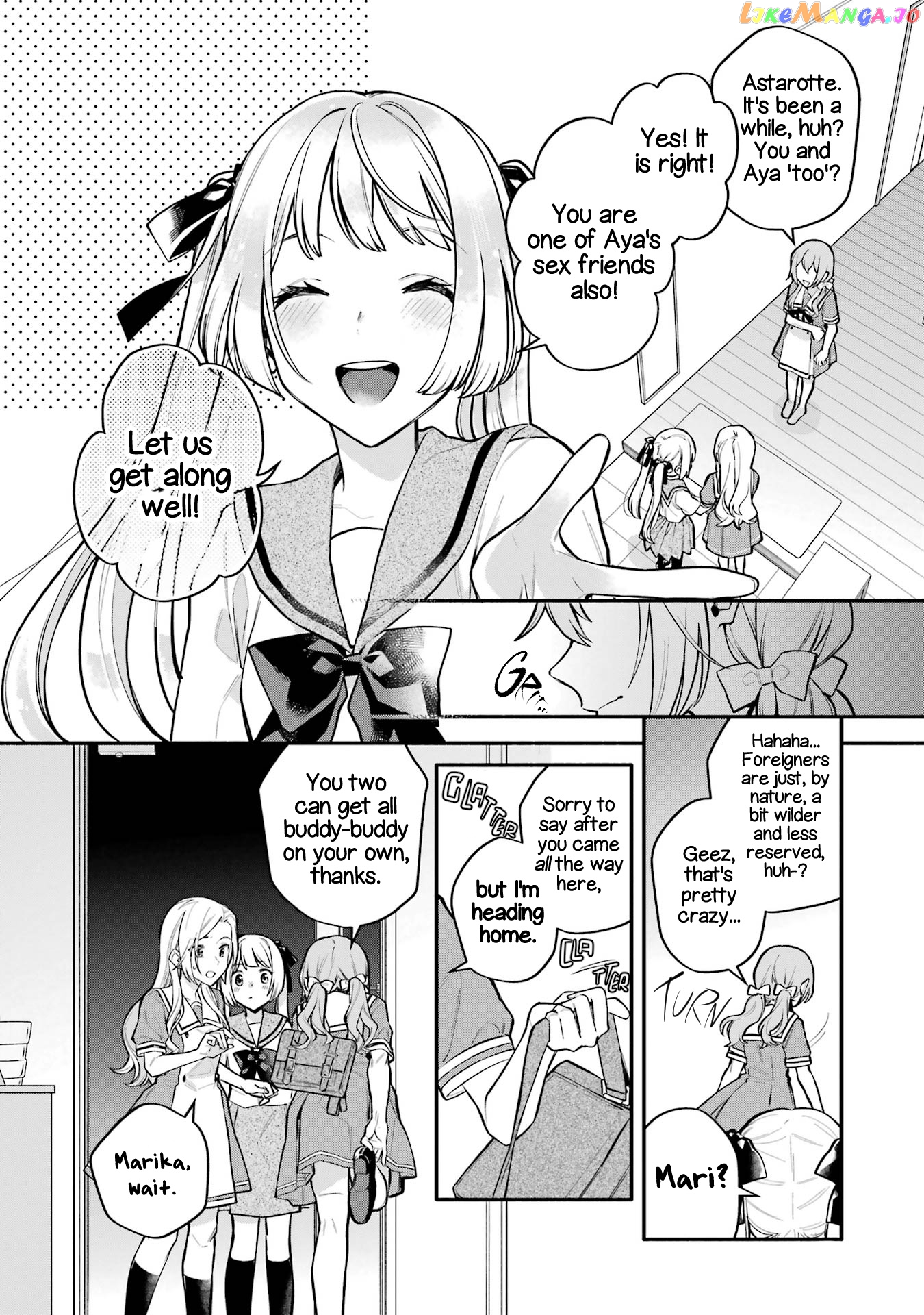 A Yuri Story About A Girl Who Insists “it’s Impossible For Two Girls To Get Together” Completely Falling Within 100 Days chapter 9 - page 2