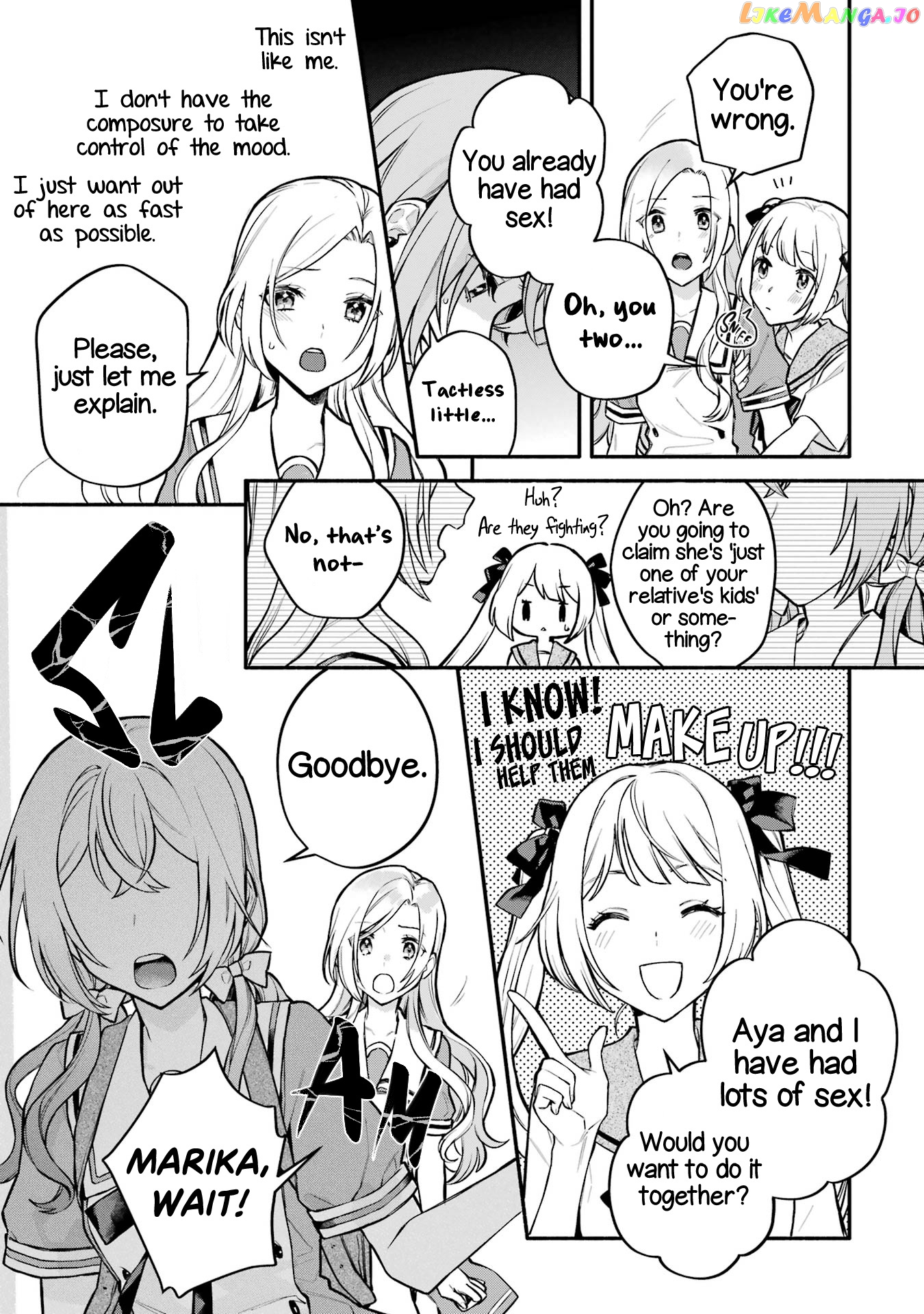 A Yuri Story About A Girl Who Insists “it’s Impossible For Two Girls To Get Together” Completely Falling Within 100 Days chapter 9 - page 3