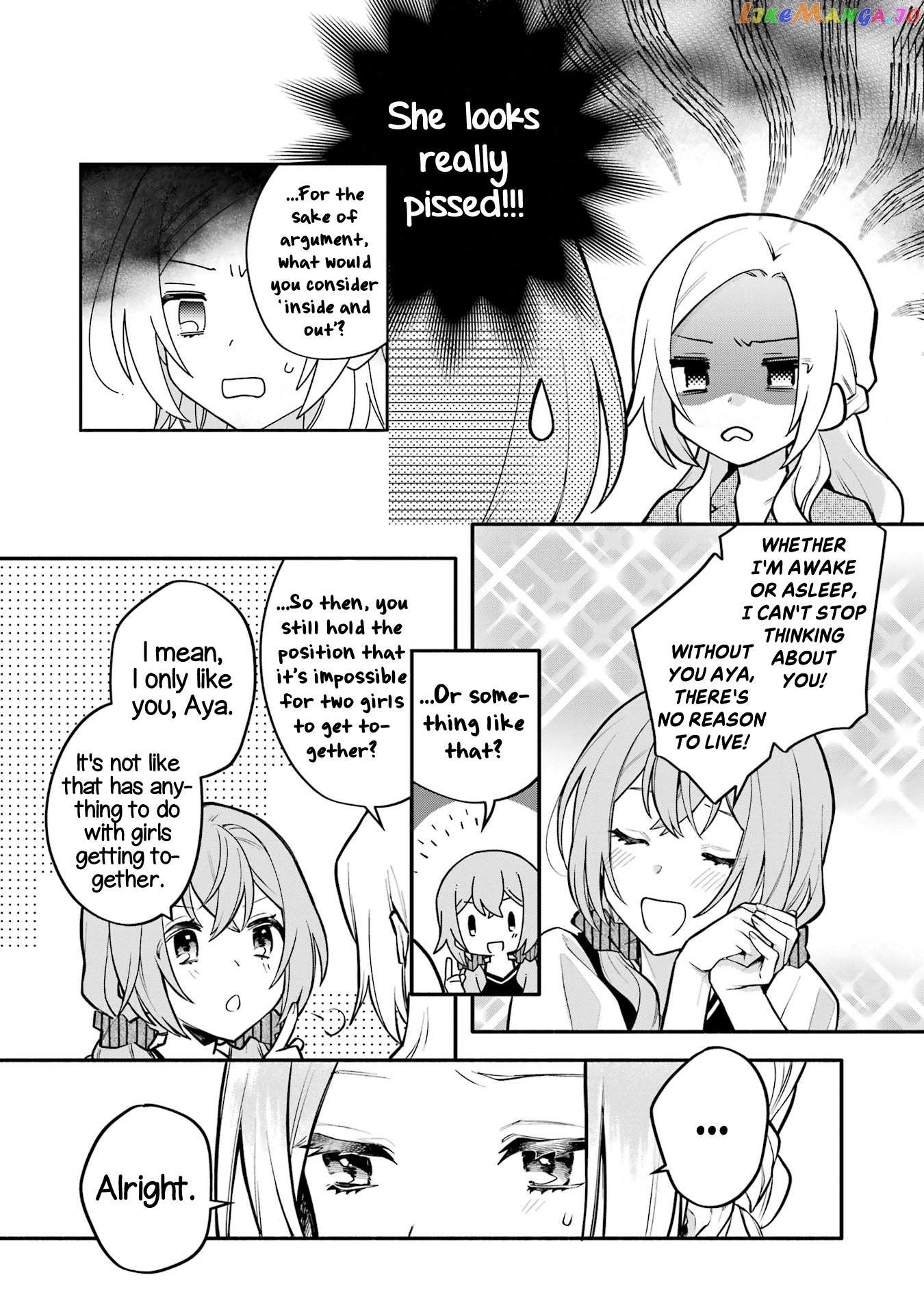 A Yuri Story About A Girl Who Insists “it’s Impossible For Two Girls To Get Together” Completely Falling Within 100 Days chapter 10 - page 32