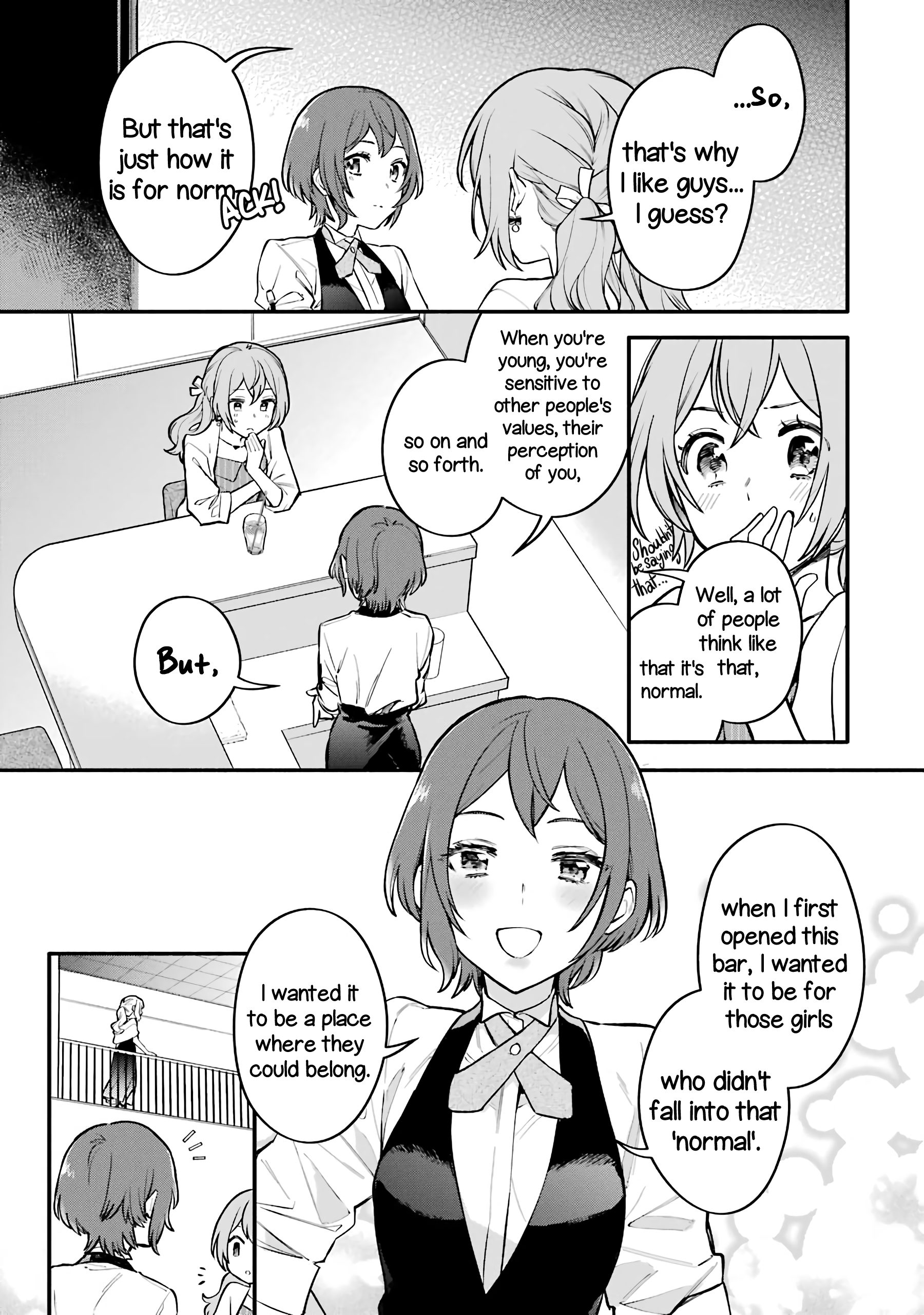 A Yuri Story About A Girl Who Insists “it’s Impossible For Two Girls To Get Together” Completely Falling Within 100 Days chapter 5 - page 7
