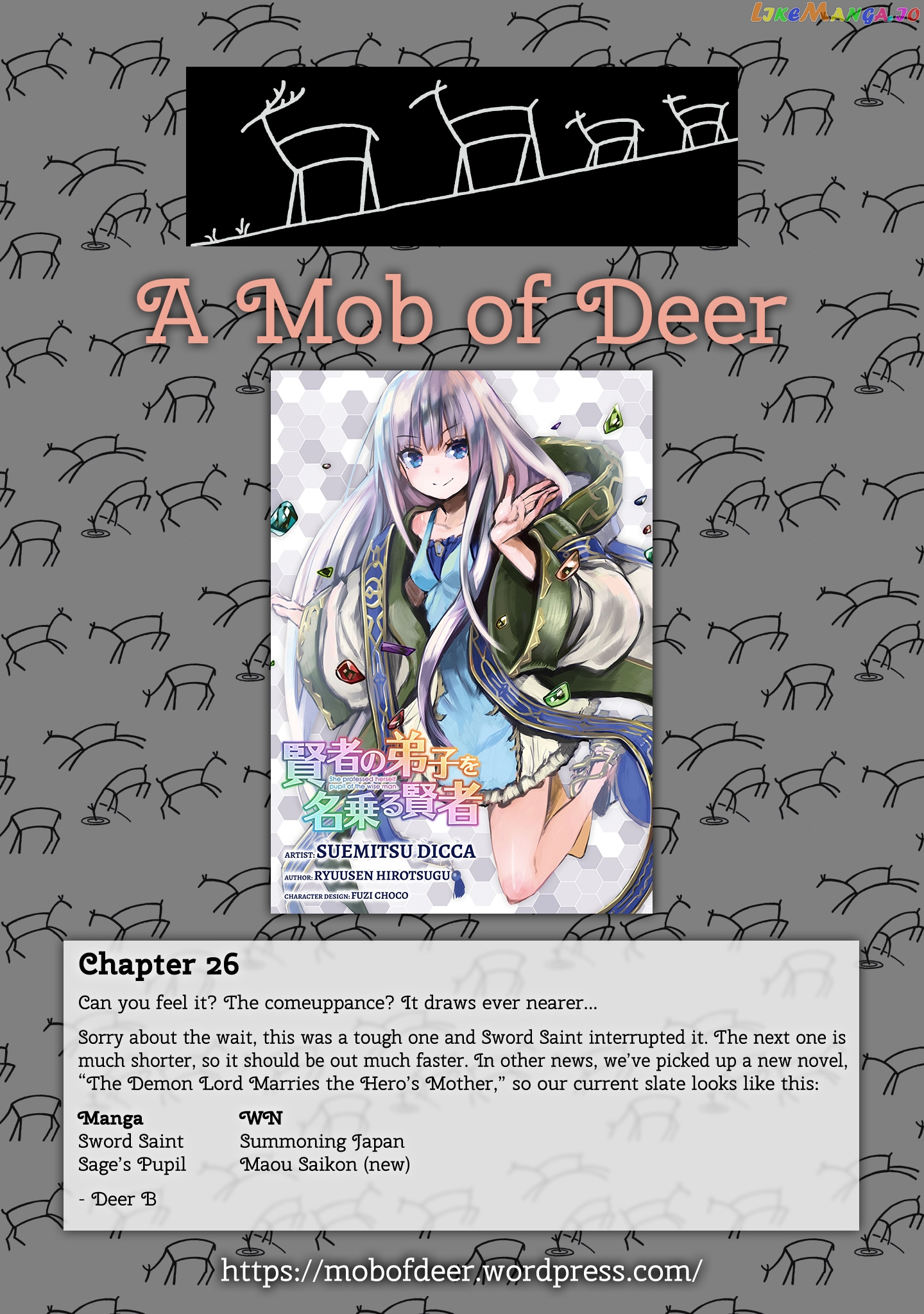 Kenja no Deshi wo Nanoru Kenja chapter 26 - page 1