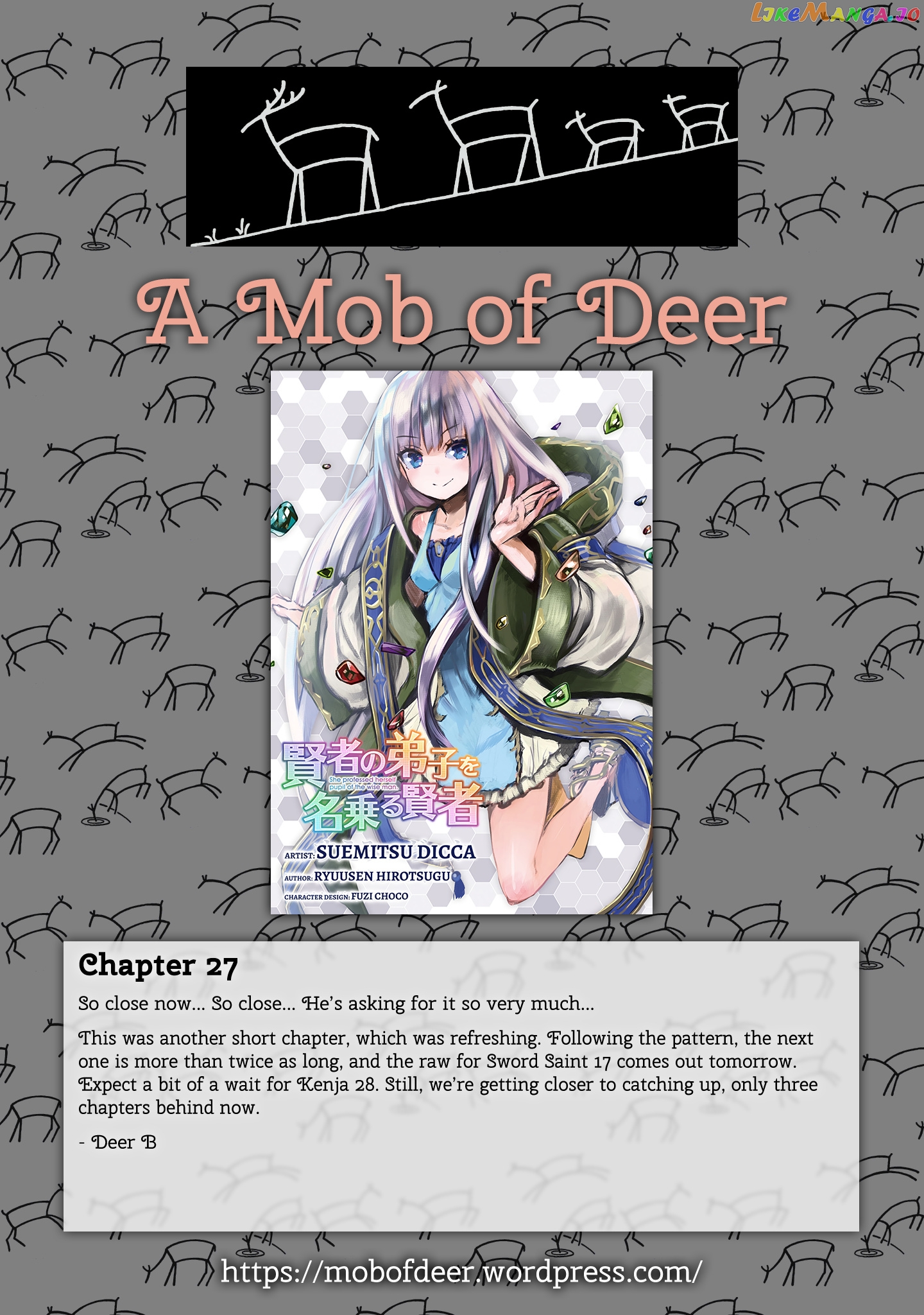 Kenja no Deshi wo Nanoru Kenja chapter 27 - page 1