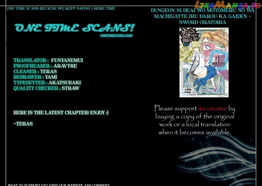 Dungeon Ni Deai O Motomeru No Wa Machigatte Iru Darou Ka Gaiden – Sword Oratoria chapter 16 - page 1