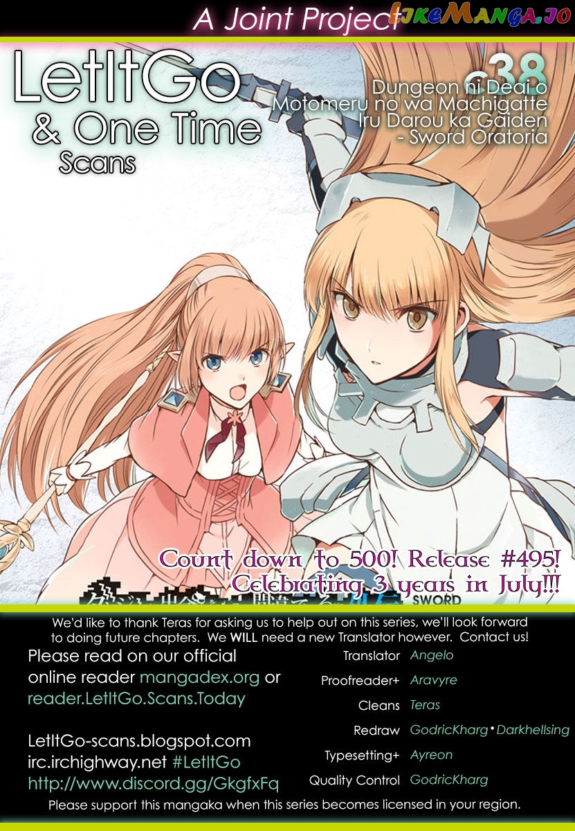 Dungeon Ni Deai O Motomeru No Wa Machigatte Iru Darou Ka Gaiden – Sword Oratoria chapter 38 - page 1