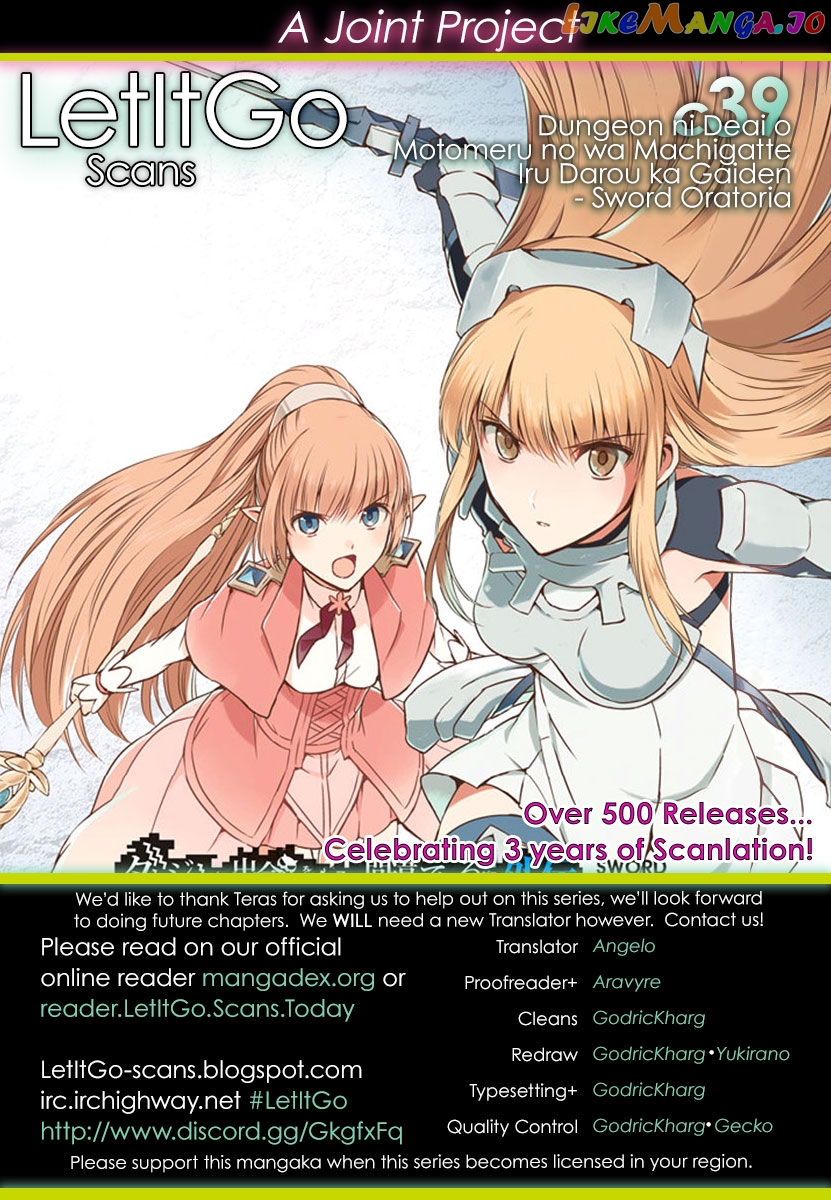 Dungeon Ni Deai O Motomeru No Wa Machigatte Iru Darou Ka Gaiden – Sword Oratoria chapter 39 - page 1