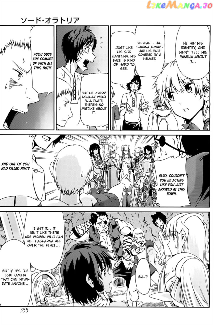 Dungeon Ni Deai O Motomeru No Wa Machigatte Iru Darou Ka Gaiden – Sword Oratoria chapter 10 - page 12