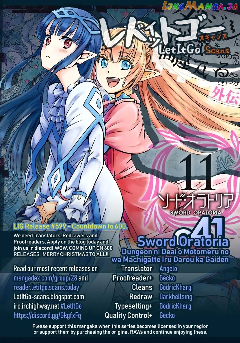 Dungeon Ni Deai O Motomeru No Wa Machigatte Iru Darou Ka Gaiden – Sword Oratoria chapter 41 - page 1