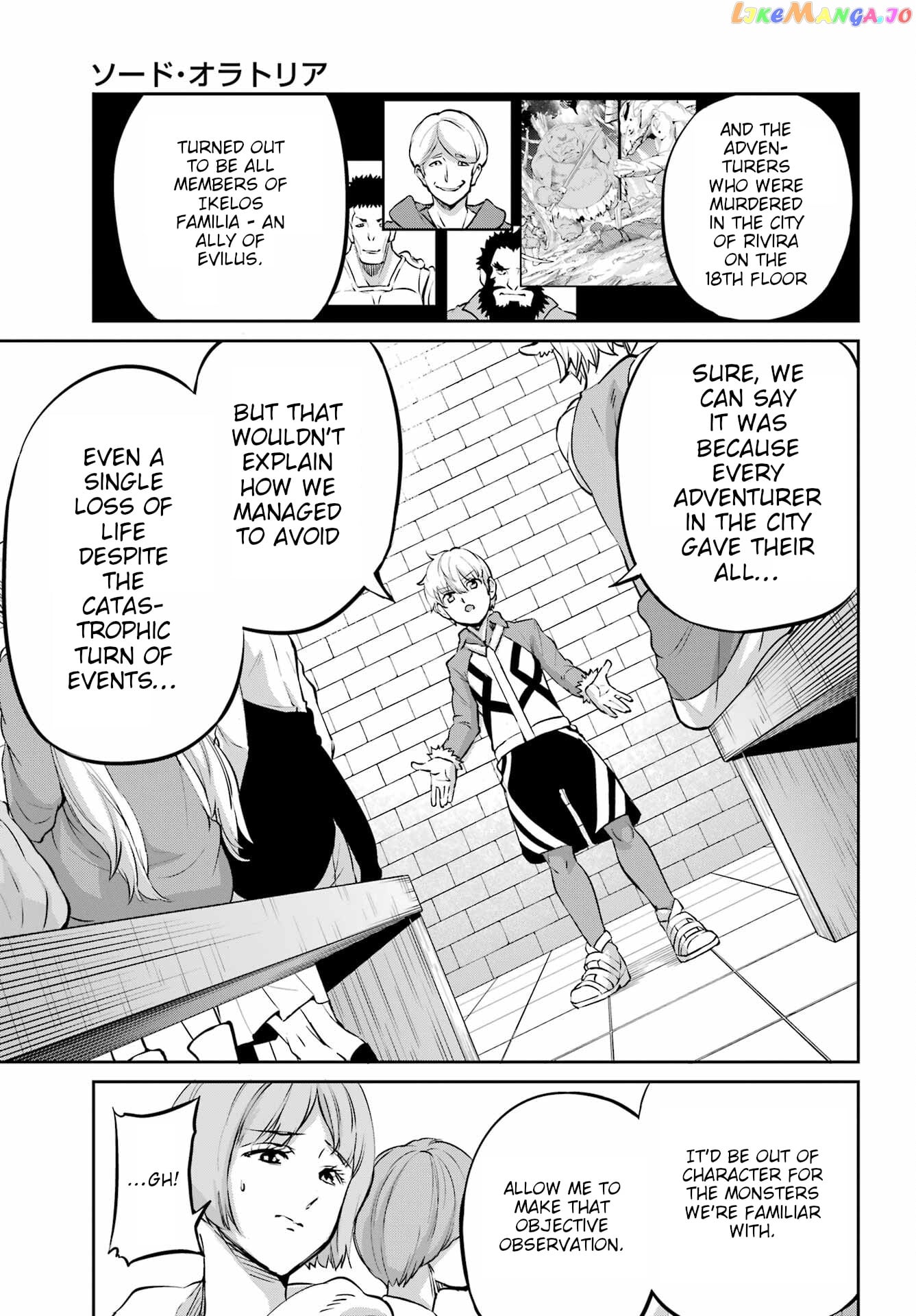 Dungeon Ni Deai O Motomeru No Wa Machigatte Iru Darou Ka Gaiden – Sword Oratoria chapter 97 - page 9