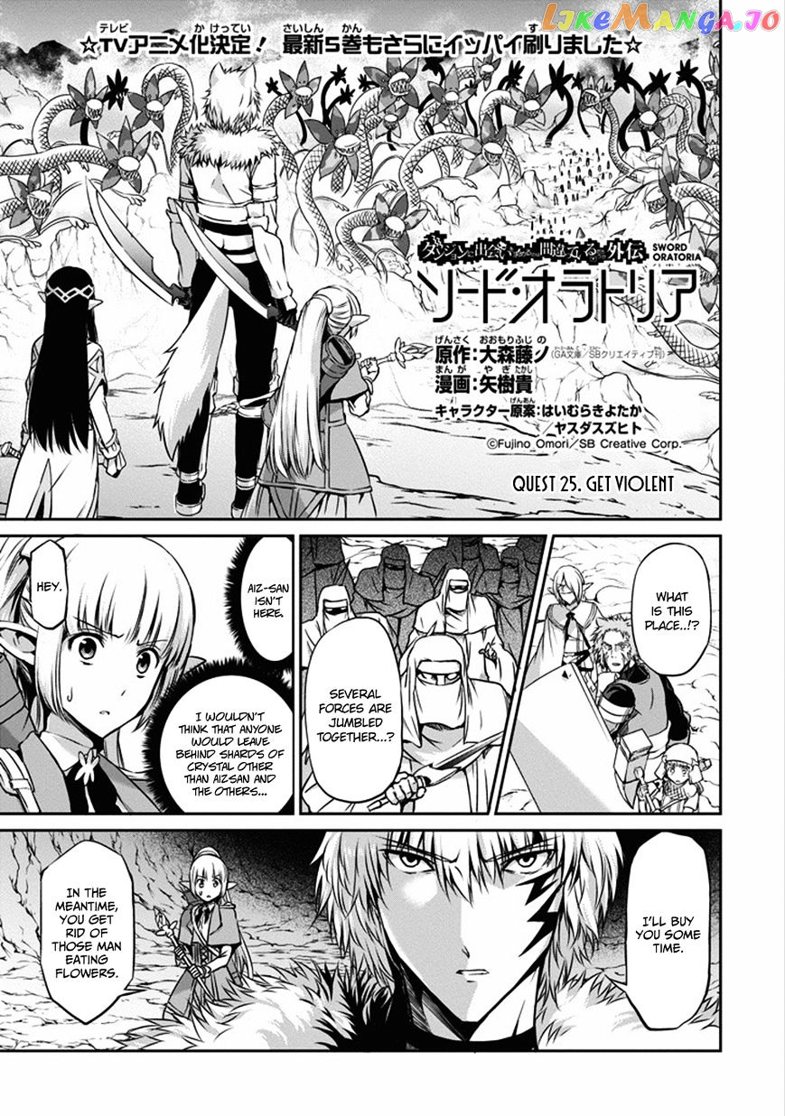 Dungeon Ni Deai O Motomeru No Wa Machigatte Iru Darou Ka Gaiden – Sword Oratoria chapter 25 - page 3