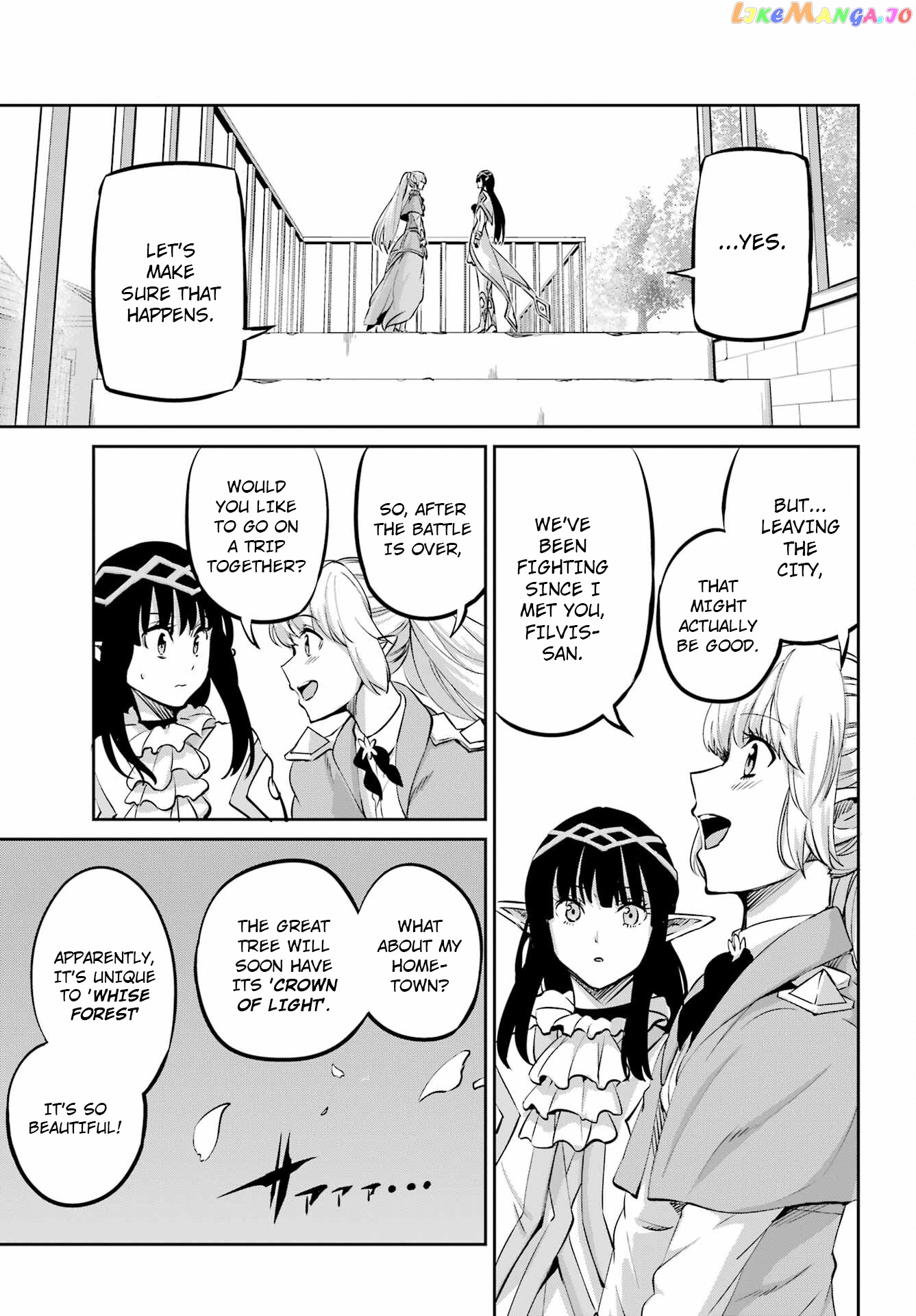 Dungeon Ni Deai O Motomeru No Wa Machigatte Iru Darou Ka Gaiden – Sword Oratoria chapter 99 - page 52