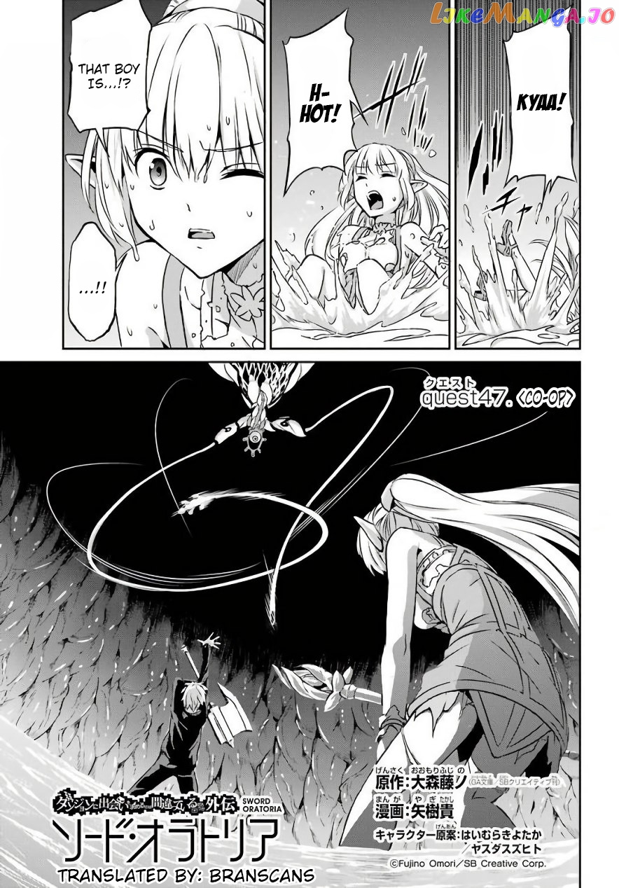 Dungeon Ni Deai O Motomeru No Wa Machigatte Iru Darou Ka Gaiden – Sword Oratoria chapter 47 - page 1