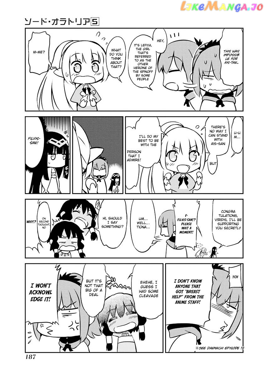 Dungeon Ni Deai O Motomeru No Wa Machigatte Iru Darou Ka Gaiden – Sword Oratoria chapter 33.6 - page 3