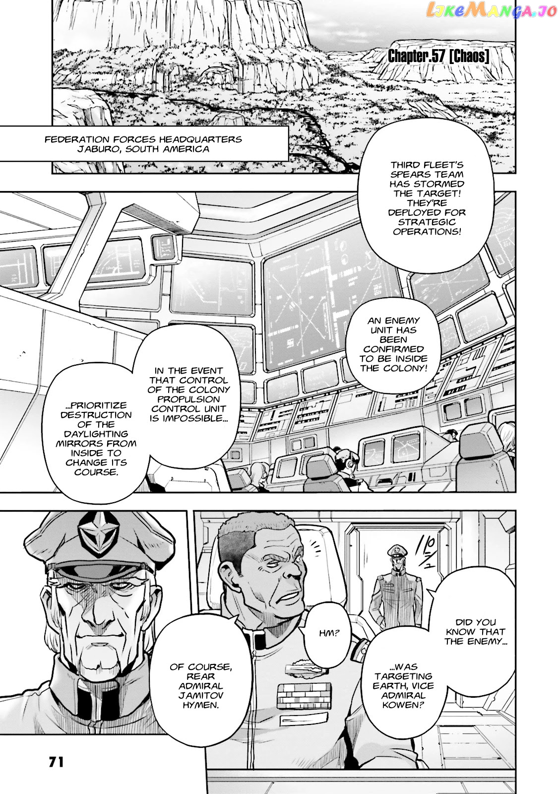 Kidou Senshi Gundam 0083 Rebellion chapter 57 - page 1