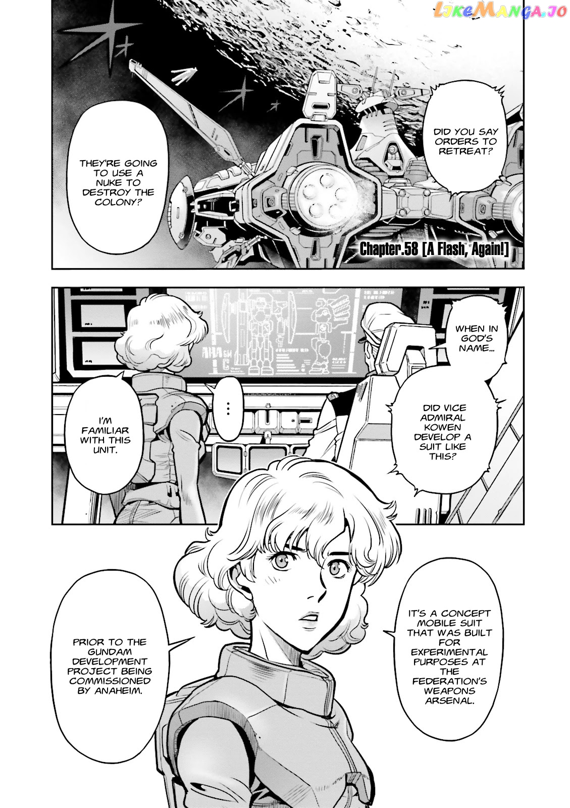 Kidou Senshi Gundam 0083 Rebellion chapter 58 - page 1