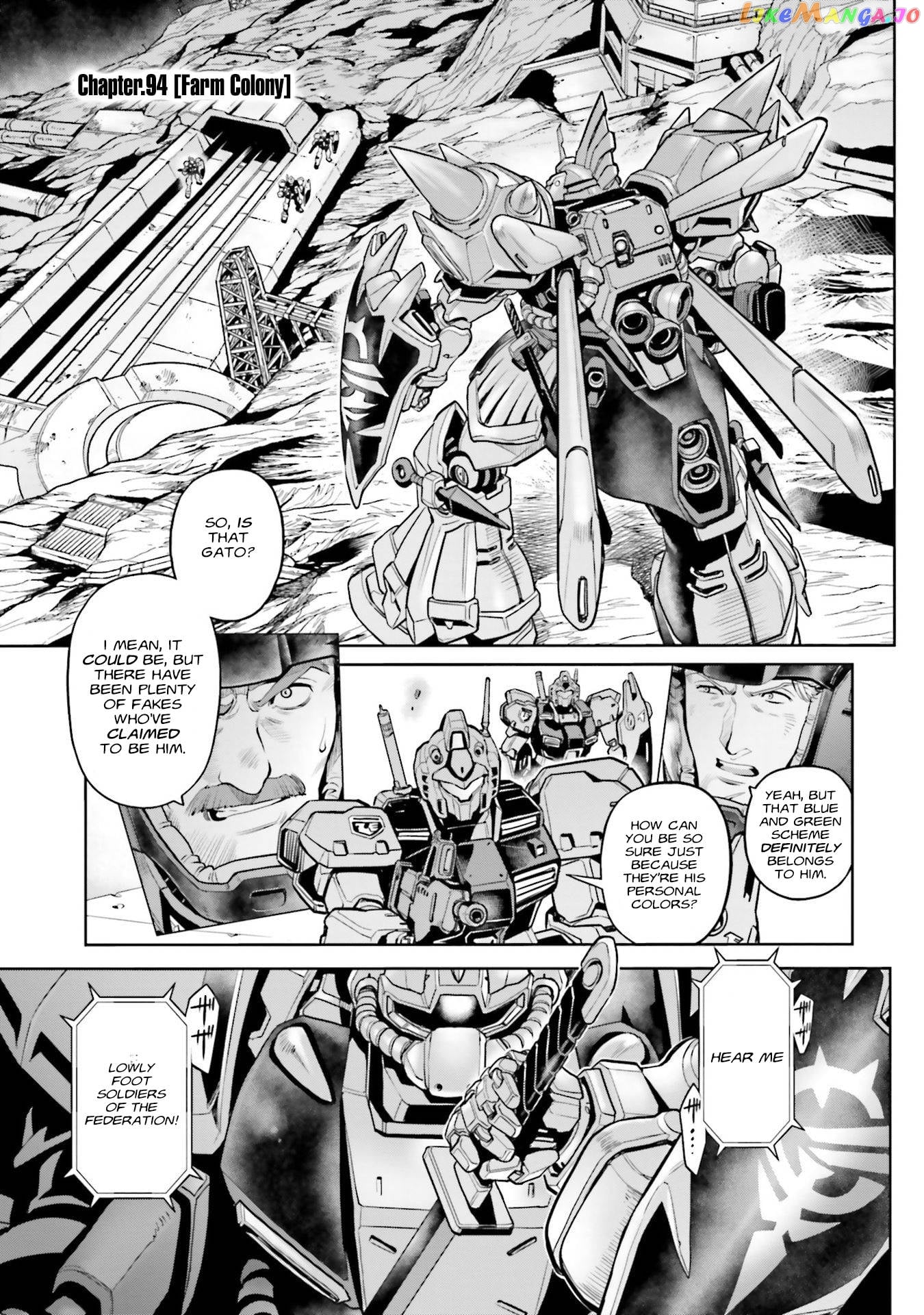 Kidou Senshi Gundam 0083 Rebellion chapter 94 - page 1