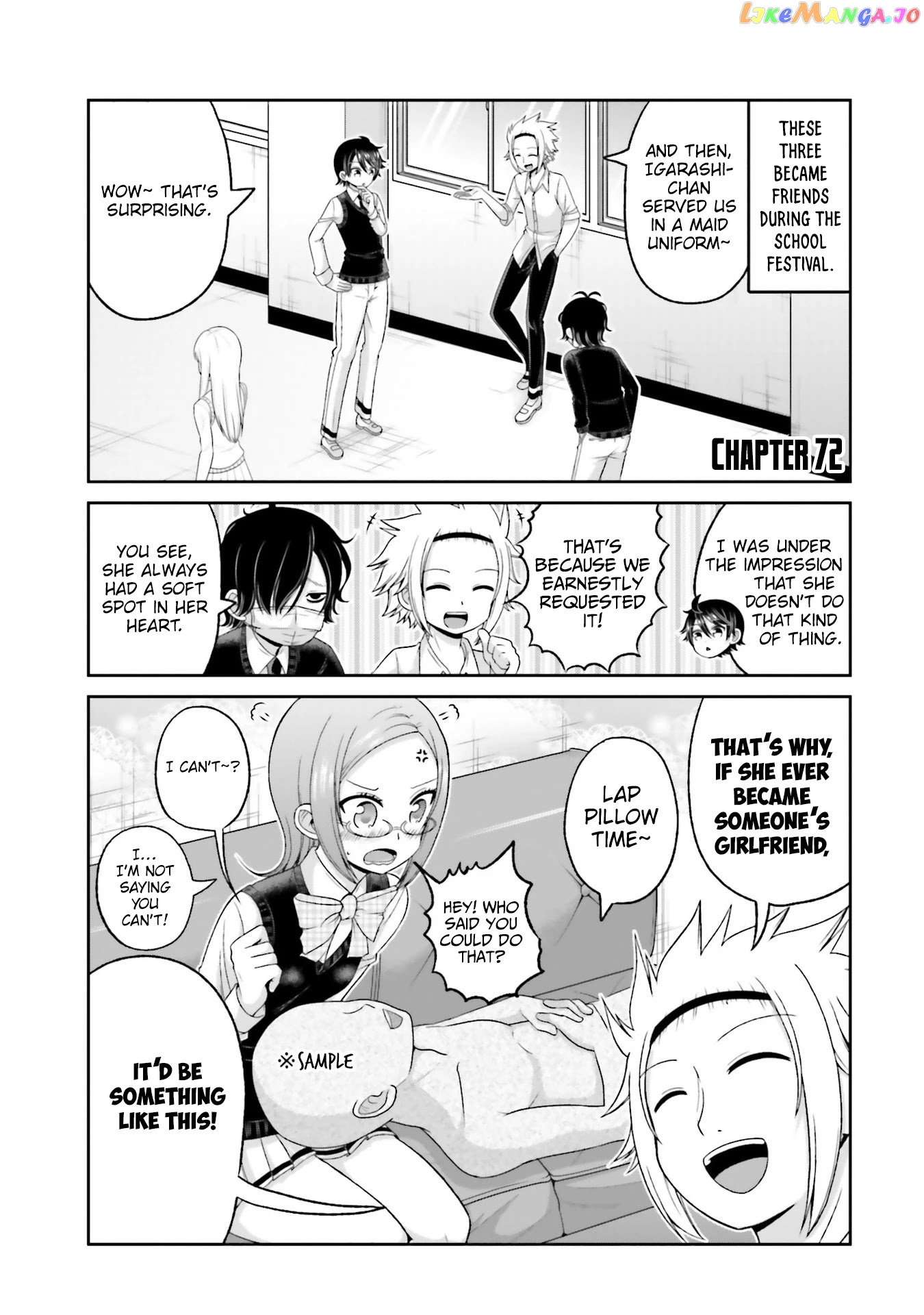 Boku No Kanojo Ga Majime Sugiru Shojo Bitch Na Ken chapter 72 - page 2
