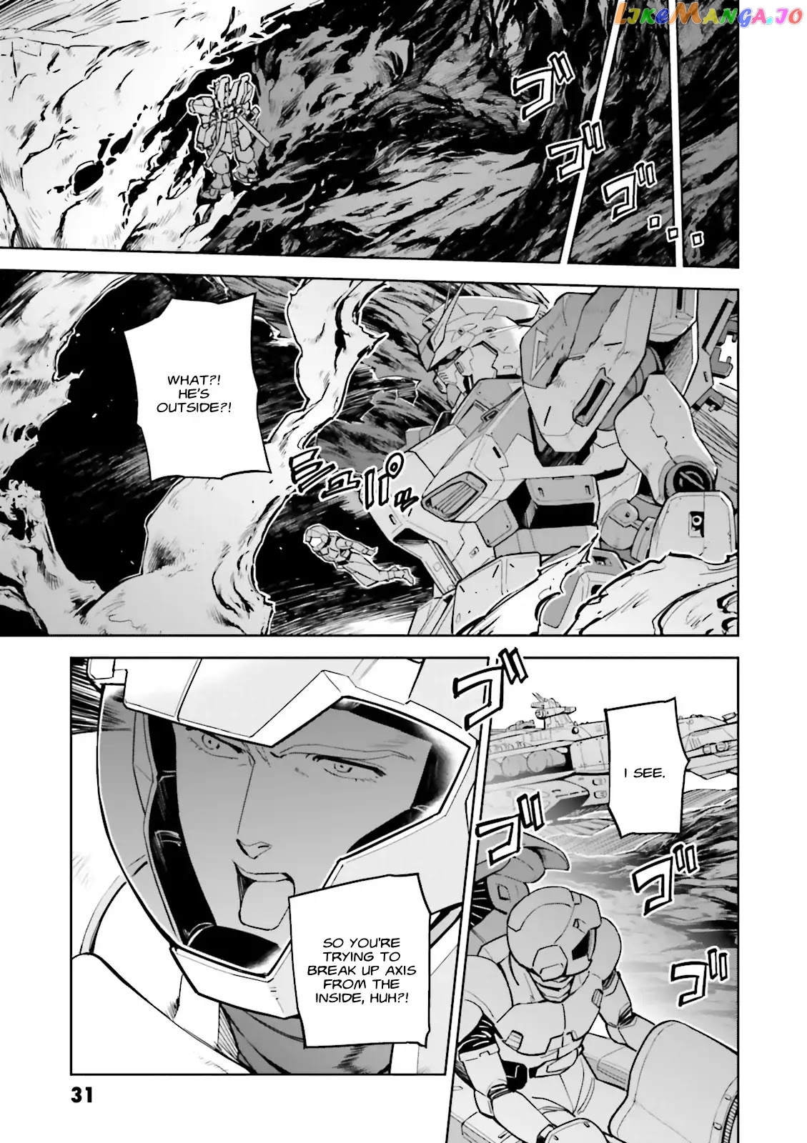 Kidou Senshi Gundam Gyakushuu no Char - Beltorchika Children chapter 26 - page 28