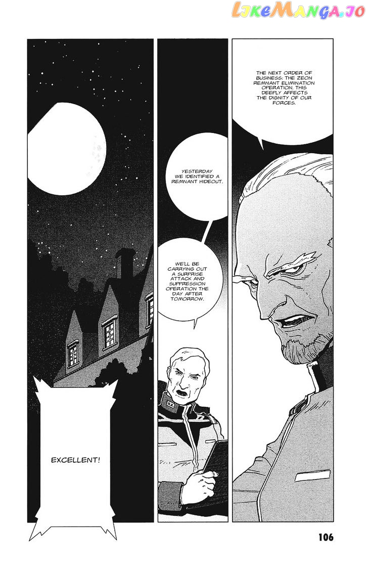 Kidou Senshi Gundam: C.D.A. Wakaki Suisei no Shouzou chapter 33 - page 106