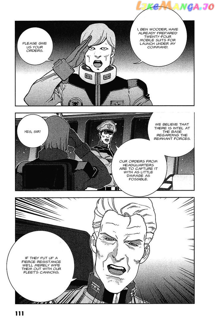 Kidou Senshi Gundam: C.D.A. Wakaki Suisei no Shouzou chapter 33 - page 110