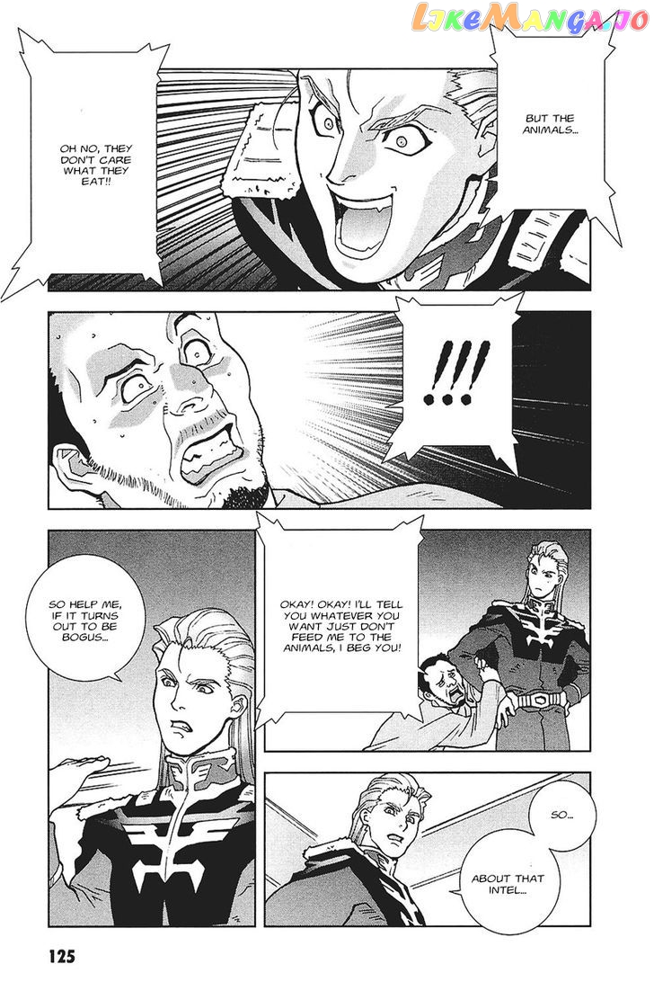 Kidou Senshi Gundam: C.D.A. Wakaki Suisei no Shouzou chapter 33 - page 124