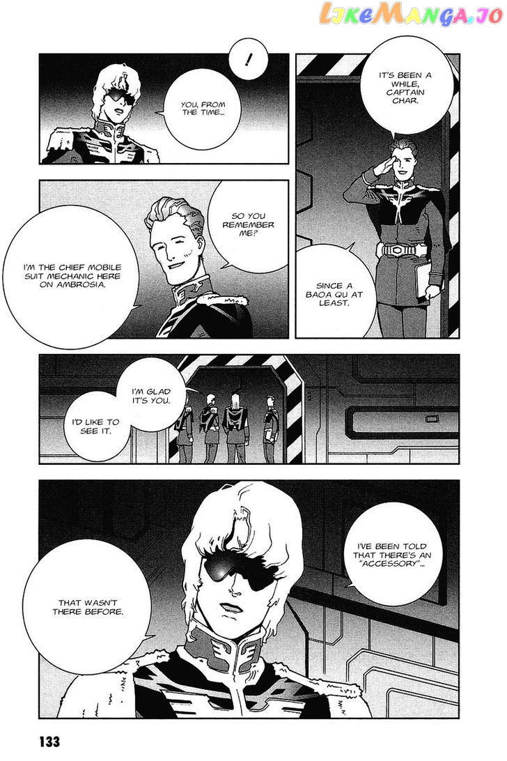 Kidou Senshi Gundam: C.D.A. Wakaki Suisei no Shouzou chapter 33 - page 132