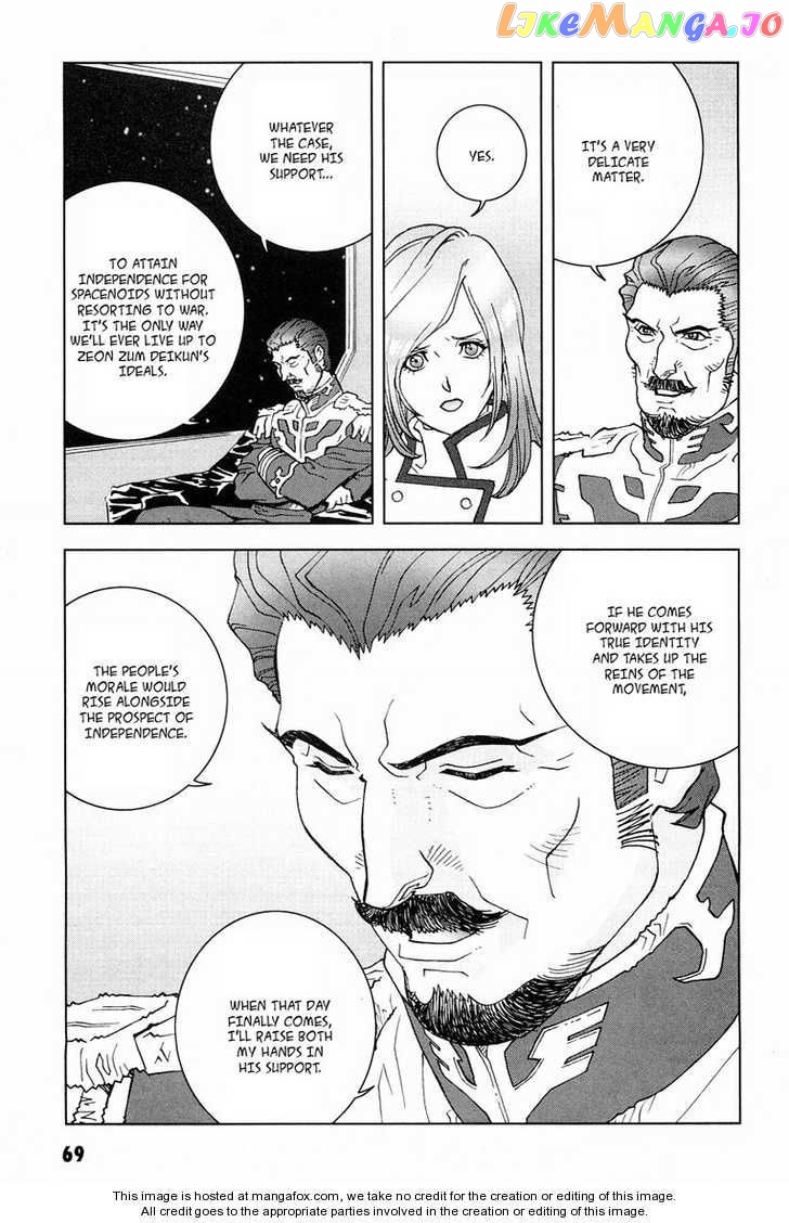 Kidou Senshi Gundam: C.D.A. Wakaki Suisei no Shouzou chapter 15-18 - page 70
