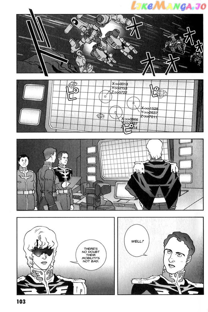 Kidou Senshi Gundam: C.D.A. Wakaki Suisei no Shouzou chapter 23 - page 103