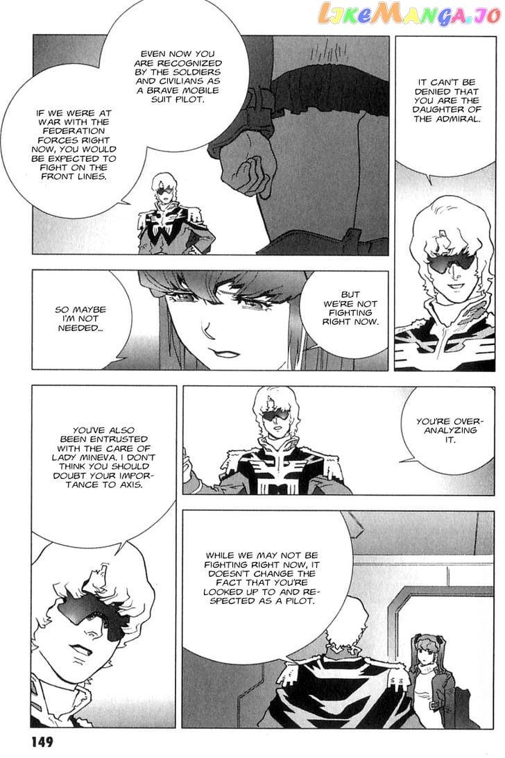 Kidou Senshi Gundam: C.D.A. Wakaki Suisei no Shouzou chapter 23 - page 149