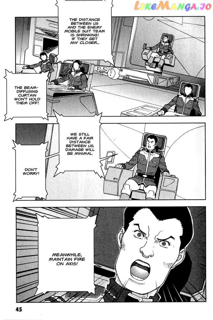 Kidou Senshi Gundam: C.D.A. Wakaki Suisei no Shouzou chapter 23 - page 45