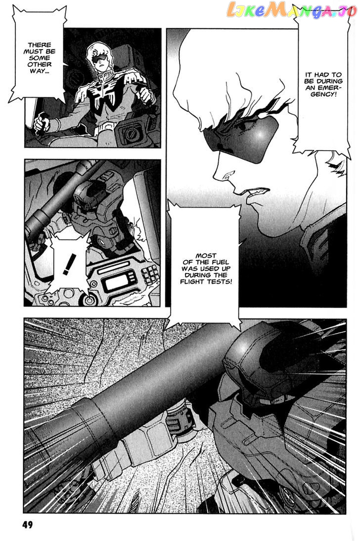 Kidou Senshi Gundam: C.D.A. Wakaki Suisei no Shouzou chapter 23 - page 49