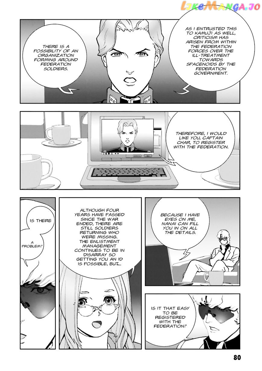 Kidou Senshi Gundam: C.D.A. Wakaki Suisei no Shouzou chapter 67 - page 14