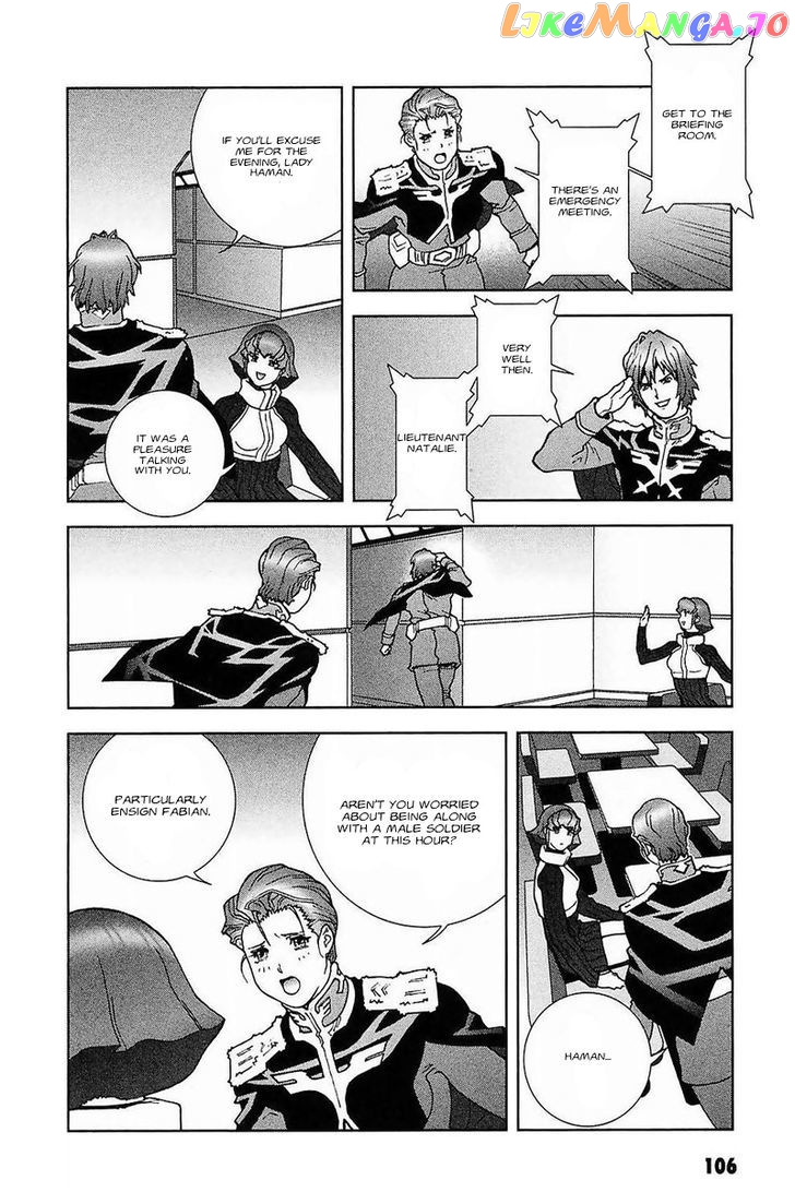 Kidou Senshi Gundam: C.D.A. Wakaki Suisei no Shouzou chapter 28 - page 106
