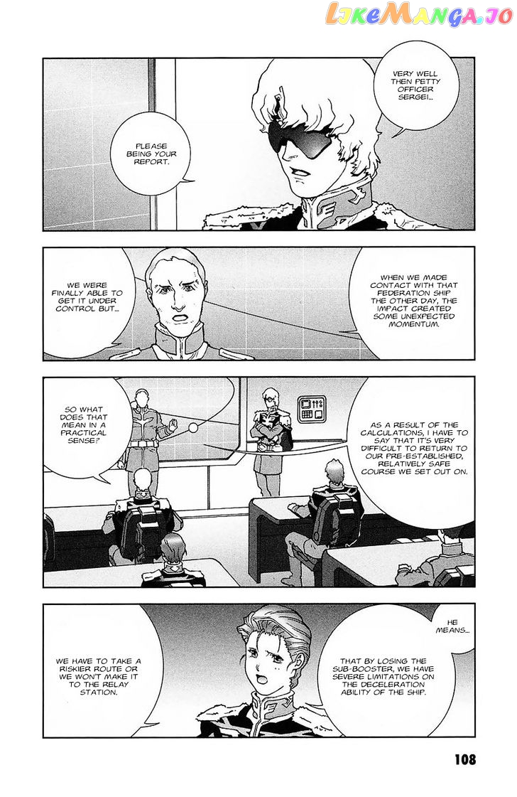 Kidou Senshi Gundam: C.D.A. Wakaki Suisei no Shouzou chapter 28 - page 108