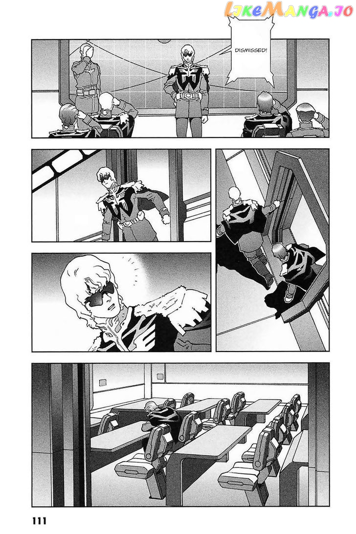 Kidou Senshi Gundam: C.D.A. Wakaki Suisei no Shouzou chapter 28 - page 111