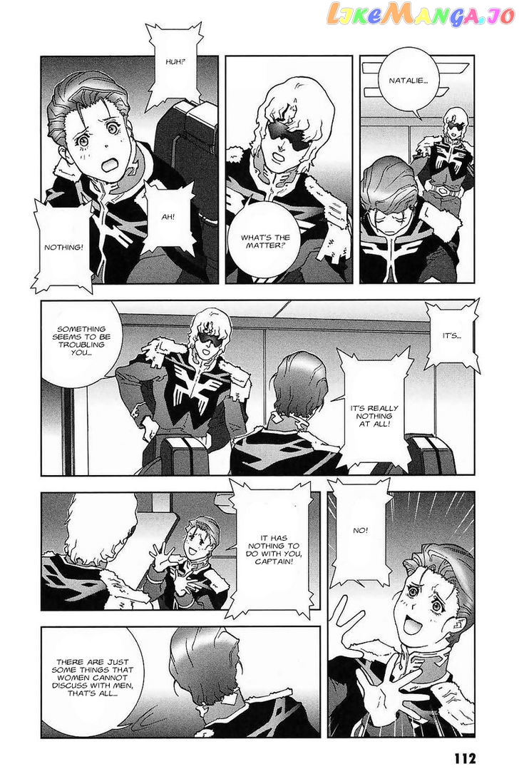 Kidou Senshi Gundam: C.D.A. Wakaki Suisei no Shouzou chapter 28 - page 112