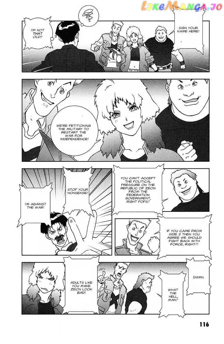 Kidou Senshi Gundam: C.D.A. Wakaki Suisei no Shouzou chapter 28 - page 116