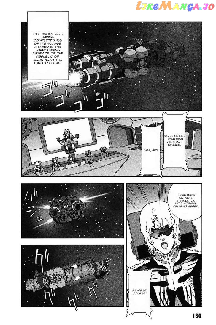 Kidou Senshi Gundam: C.D.A. Wakaki Suisei no Shouzou chapter 28 - page 129