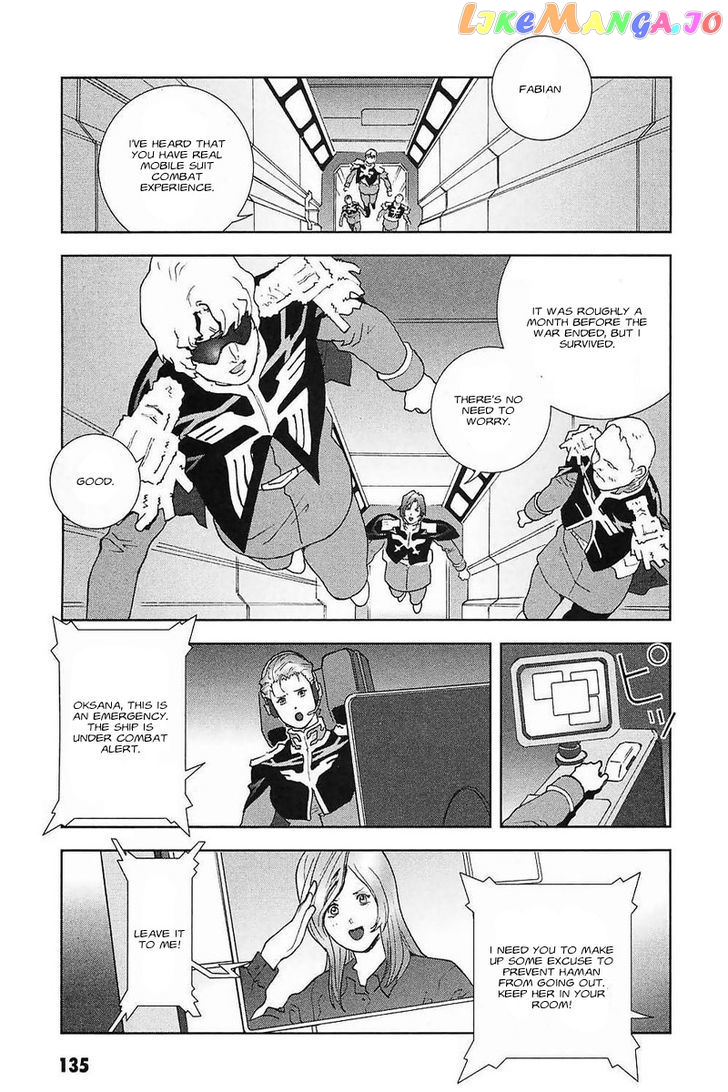 Kidou Senshi Gundam: C.D.A. Wakaki Suisei no Shouzou chapter 28 - page 134