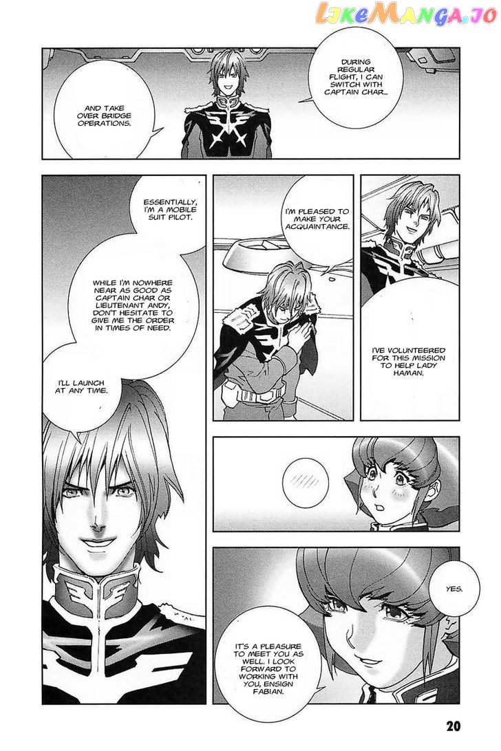 Kidou Senshi Gundam: C.D.A. Wakaki Suisei no Shouzou chapter 28 - page 21