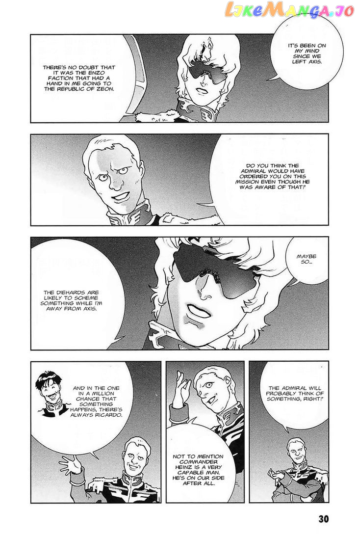 Kidou Senshi Gundam: C.D.A. Wakaki Suisei no Shouzou chapter 28 - page 30