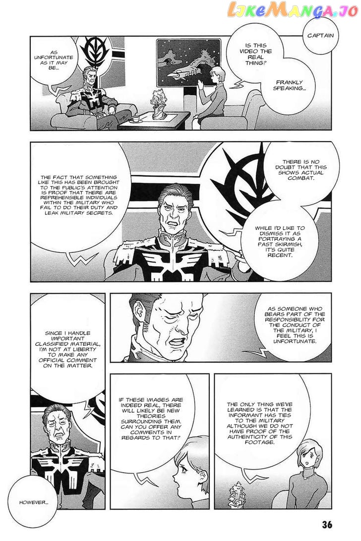 Kidou Senshi Gundam: C.D.A. Wakaki Suisei no Shouzou chapter 28 - page 36