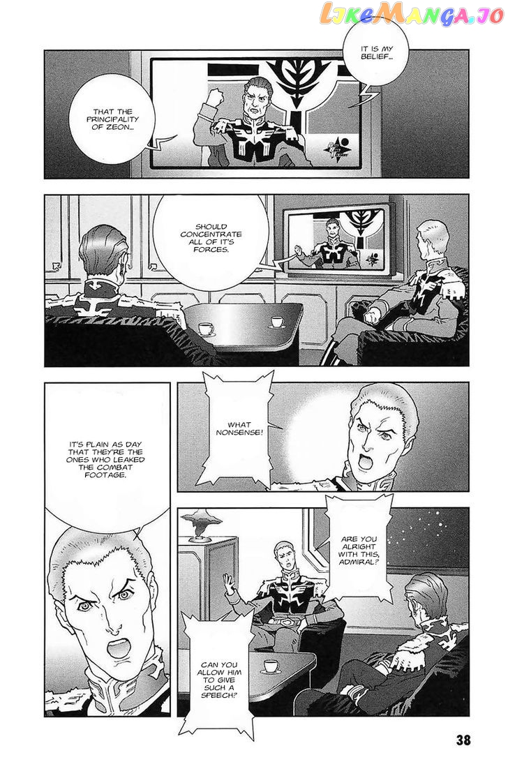 Kidou Senshi Gundam: C.D.A. Wakaki Suisei no Shouzou chapter 28 - page 38