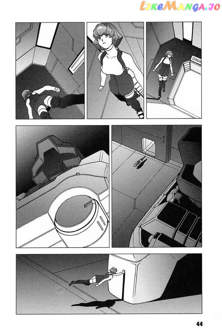 Kidou Senshi Gundam: C.D.A. Wakaki Suisei no Shouzou chapter 28 - page 44