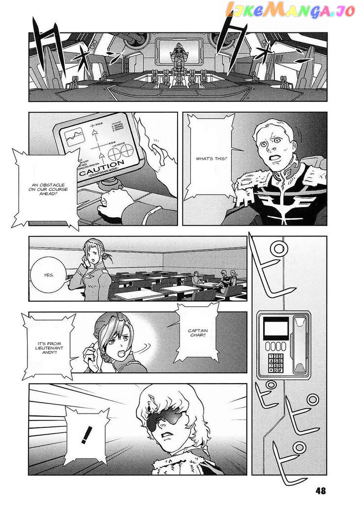 Kidou Senshi Gundam: C.D.A. Wakaki Suisei no Shouzou chapter 28 - page 48