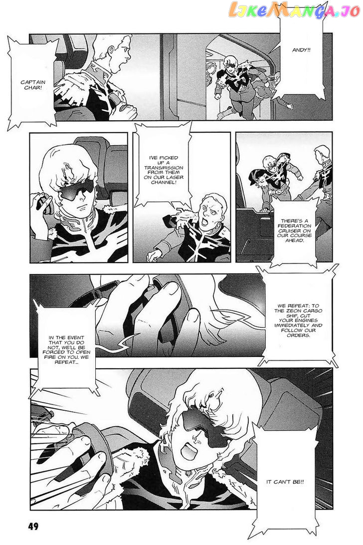 Kidou Senshi Gundam: C.D.A. Wakaki Suisei no Shouzou chapter 28 - page 49