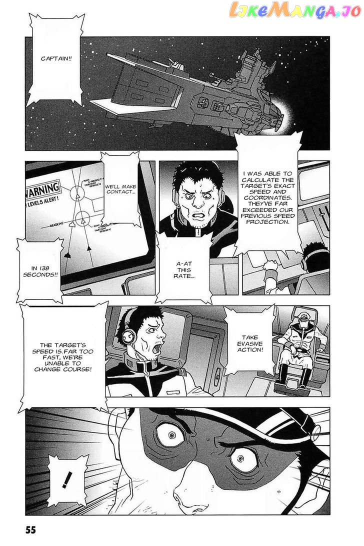 Kidou Senshi Gundam: C.D.A. Wakaki Suisei no Shouzou chapter 28 - page 55