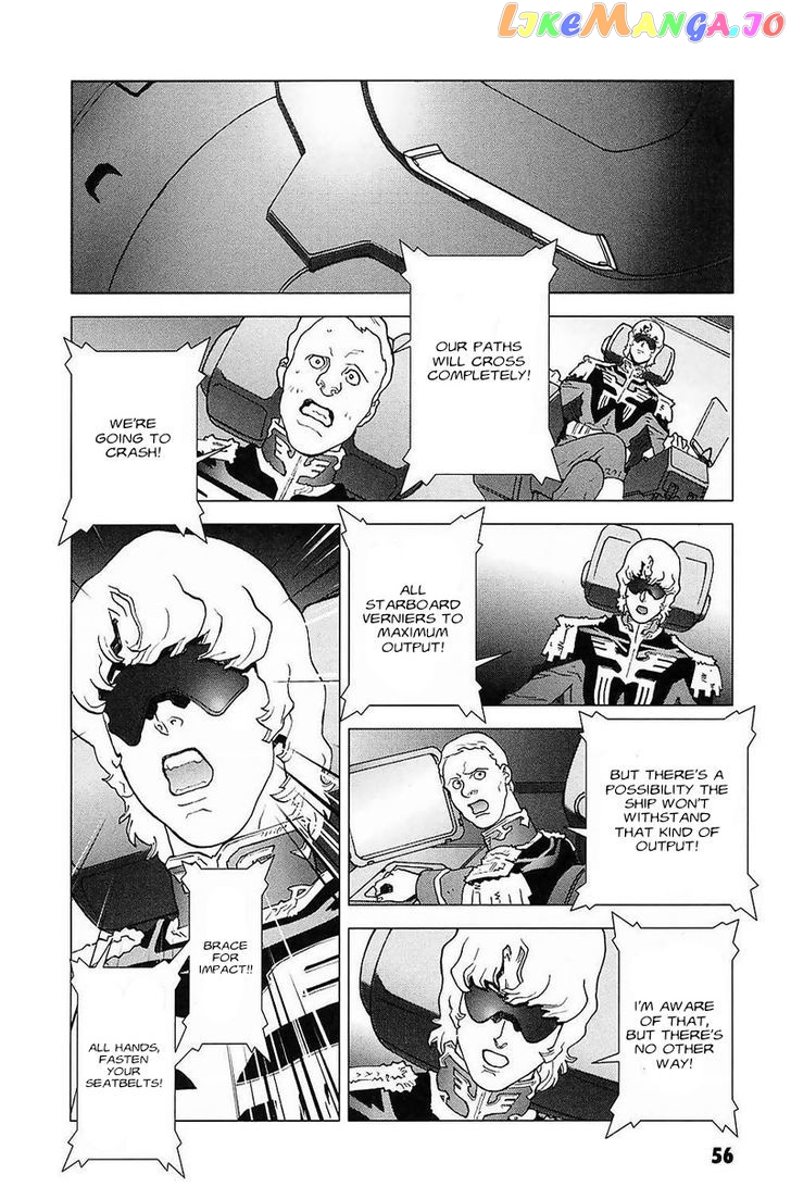 Kidou Senshi Gundam: C.D.A. Wakaki Suisei no Shouzou chapter 28 - page 56