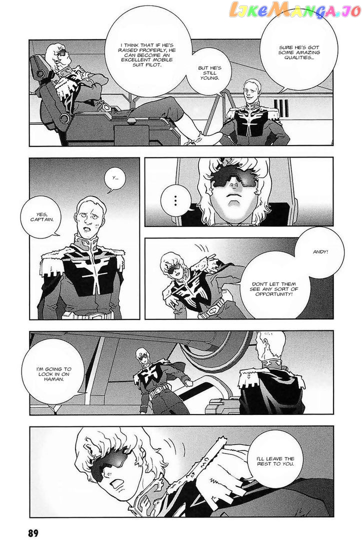 Kidou Senshi Gundam: C.D.A. Wakaki Suisei no Shouzou chapter 28 - page 89