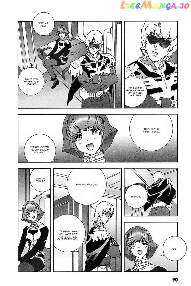 Kidou Senshi Gundam: C.D.A. Wakaki Suisei no Shouzou chapter 28 - page 90